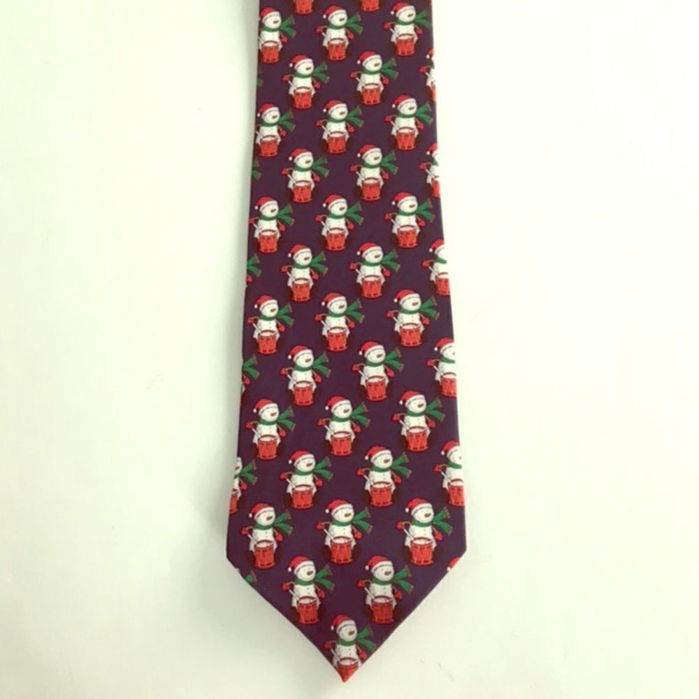 Men’s Snowman Holiday Tie